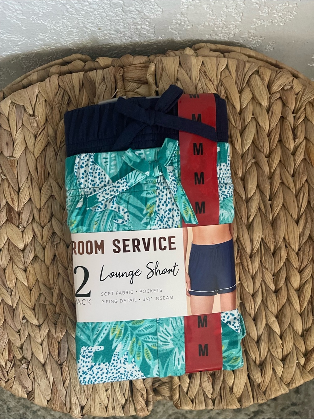 Women’s Lounge Shorts - Teal Leaf & Navy (2-Pack)